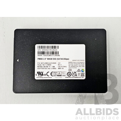 Samsung (MZ-7LH9600) 960GB SATA 6Gbps 2.5-Inch Solid State Drive