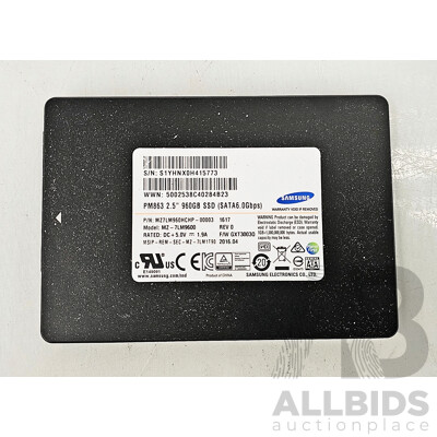 Samsung (MZ-7LM9600) PM863 960GB SATA 6Gbps 2.5-Inch Solid State Drive