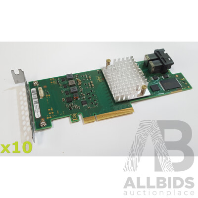 Fujitsu (D3327-A13) PCIe 3.0 SAS/SATA RAID / HBA Controller - Lot of Ten