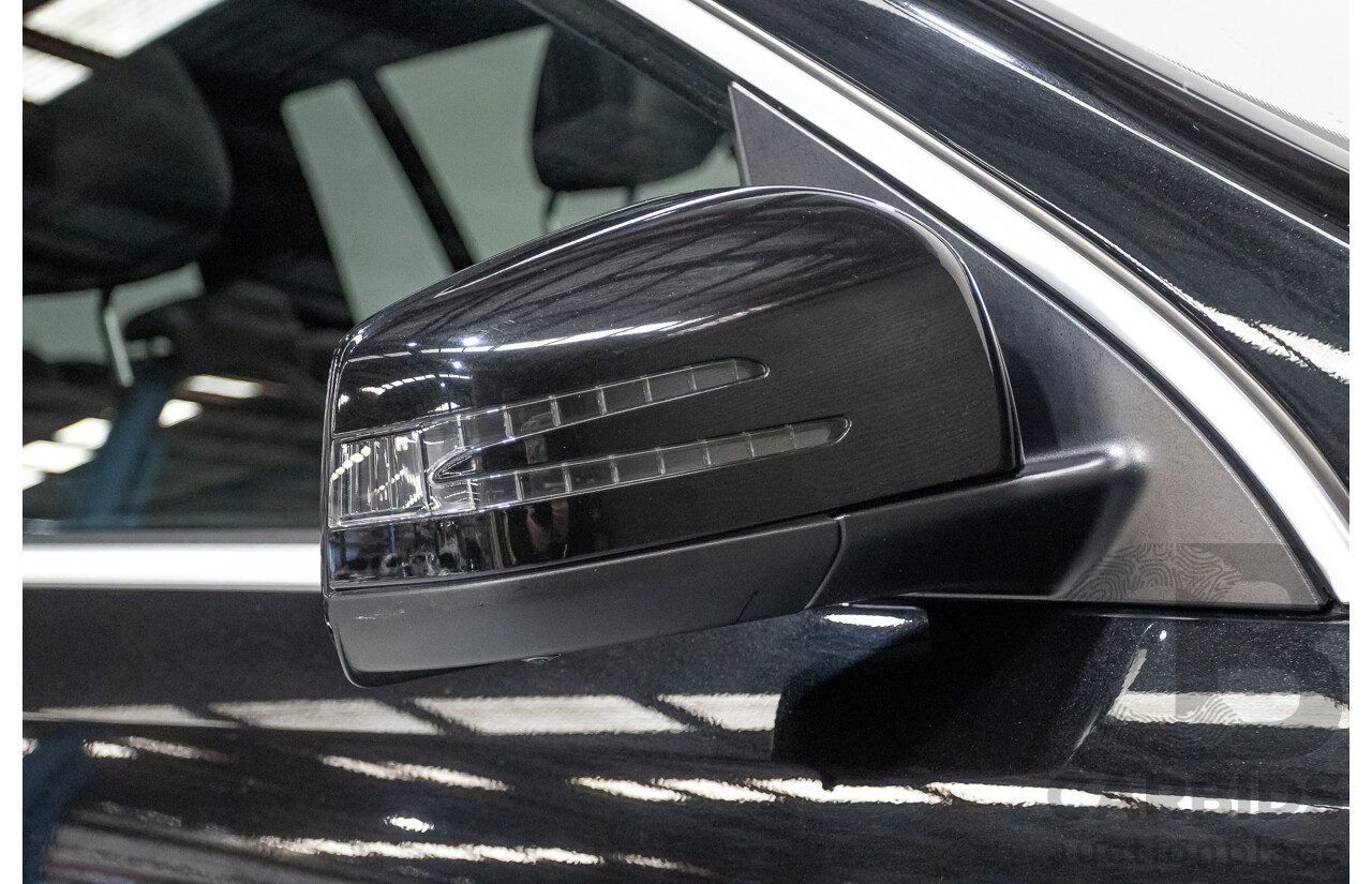 5/2015 Mercedes-Benz GL350 BlueTEC AMG Line (AWD) X166 MY14 4d Wagon Obsidian Black Metallic Turbo Diesel V6 3.0L -7 Seater