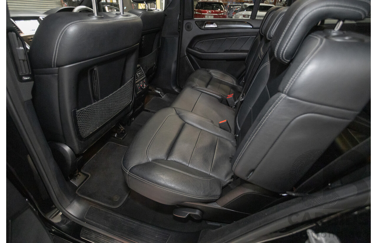 5/2015 Mercedes-Benz GL350 BlueTEC AMG Line (AWD) X166 MY14 4d Wagon Obsidian Black Metallic Turbo Diesel V6 3.0L -7 Seater