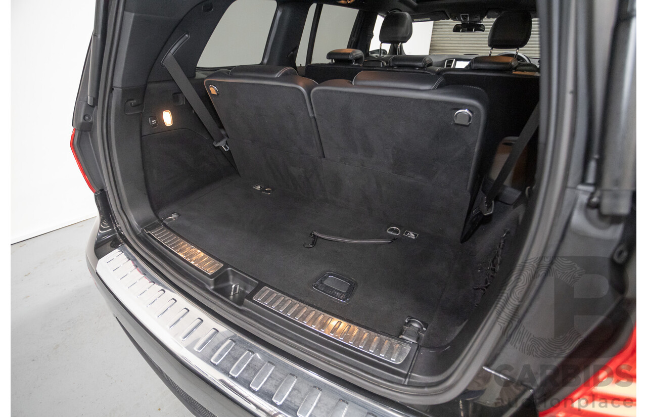 5/2015 Mercedes-Benz GL350 BlueTEC AMG Line (AWD) X166 MY14 4d Wagon Obsidian Black Metallic Turbo Diesel V6 3.0L -7 Seater