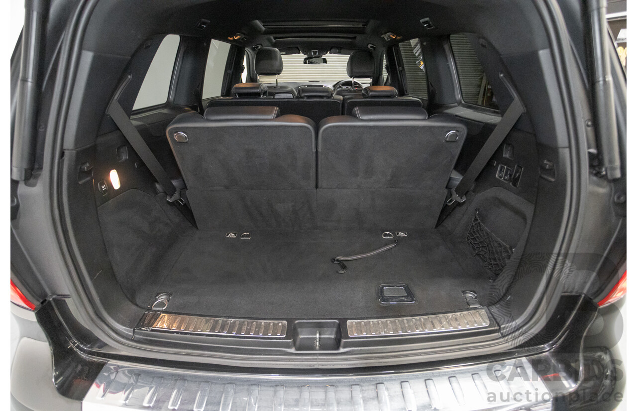 5/2015 Mercedes-Benz GL350 BlueTEC AMG Line (AWD) X166 MY14 4d Wagon Obsidian Black Metallic Turbo Diesel V6 3.0L -7 Seater