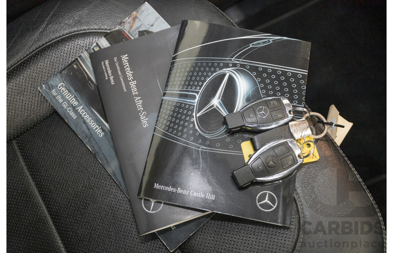 5/2015 Mercedes-Benz GL350 BlueTEC AMG Line (AWD) X166 MY14 4d Wagon Obsidian Black Metallic Turbo Diesel V6 3.0L -7 Seater