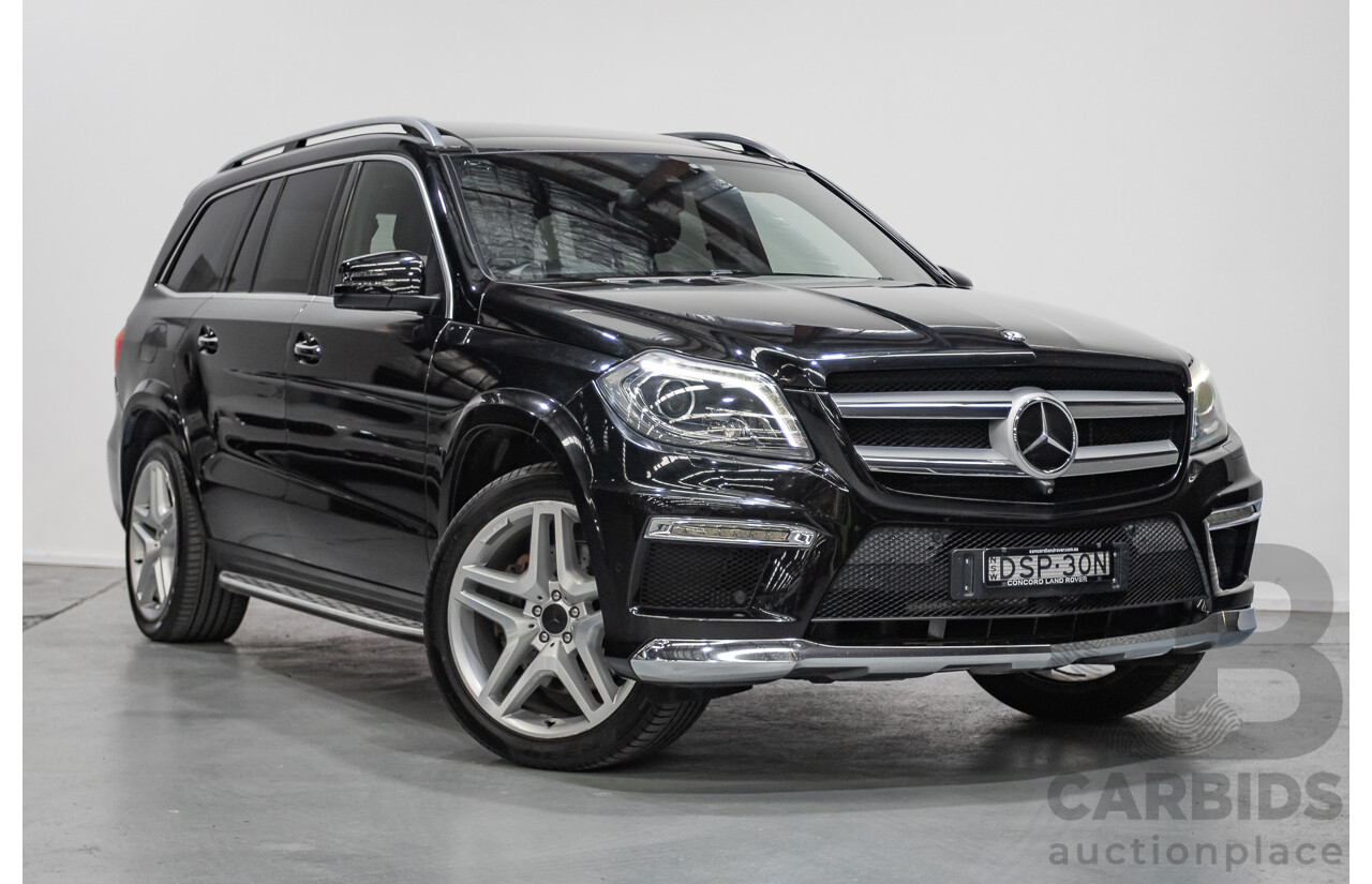 5/2015 Mercedes-Benz GL350 BlueTEC AMG Line (AWD) X166 MY14 4d Wagon Obsidian Black Metallic Turbo Diesel V6 3.0L -7 Seater