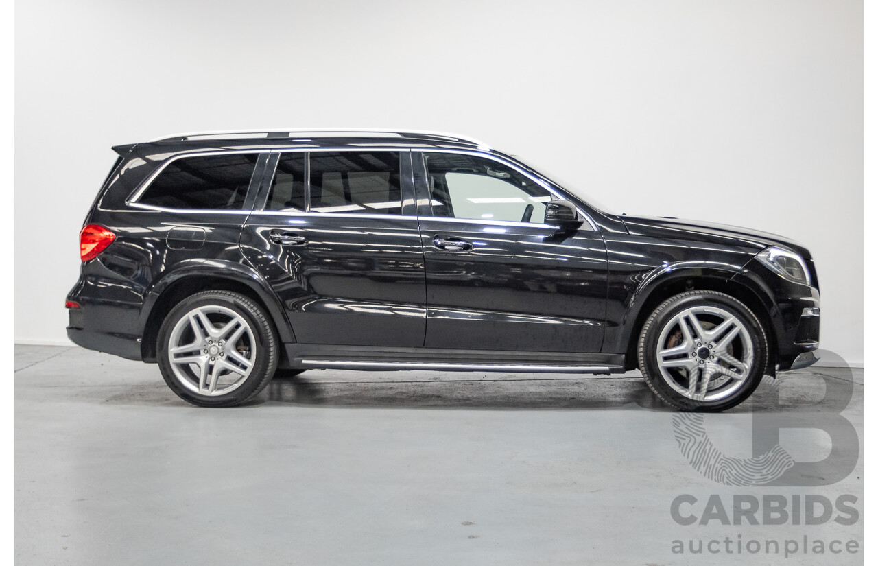 5/2015 Mercedes-Benz GL350 BlueTEC AMG Line (AWD) X166 MY14 4d Wagon Obsidian Black Metallic Turbo Diesel V6 3.0L -7 Seater