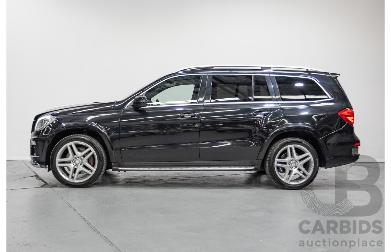 5/2015 Mercedes-Benz GL350 BlueTEC AMG Line (AWD) X166 MY14 4d Wagon Obsidian Black Metallic Turbo Diesel V6 3.0L -7 Seater