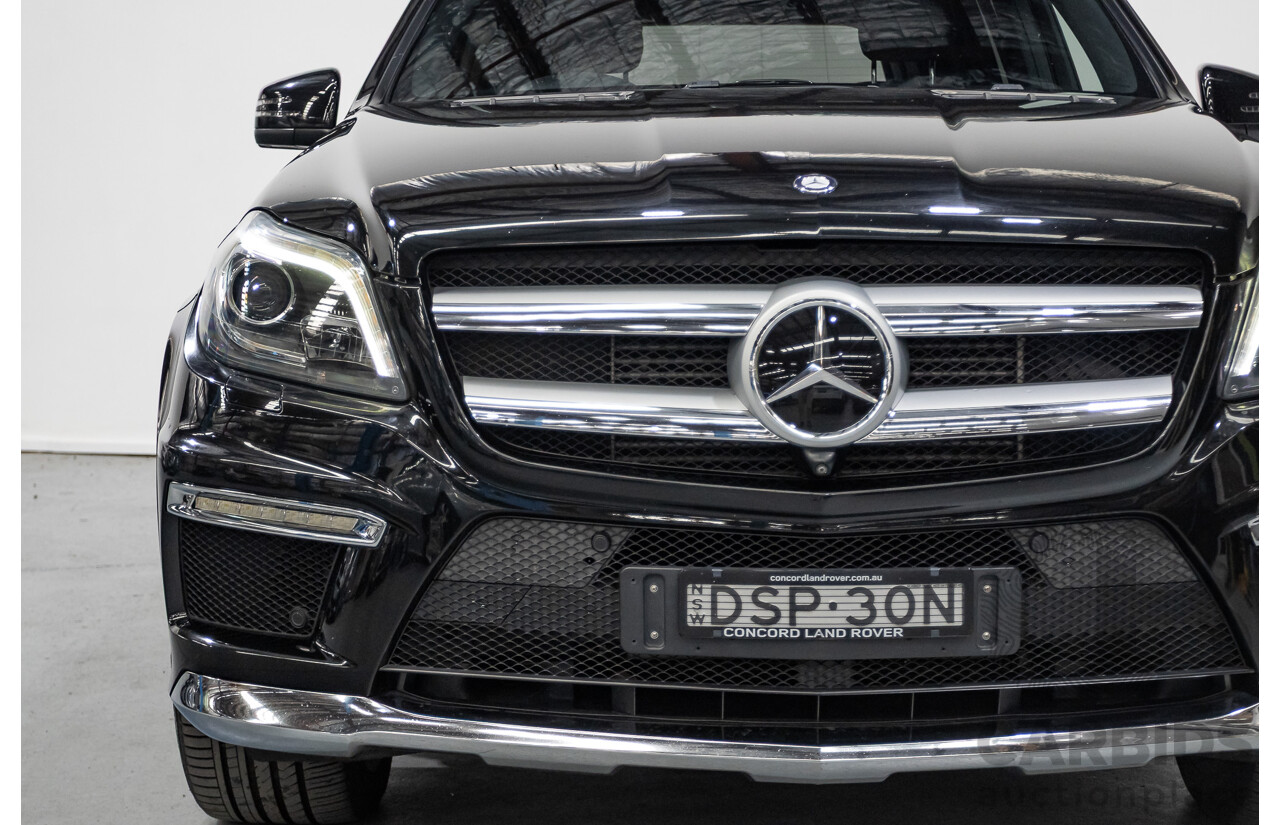 5/2015 Mercedes-Benz GL350 BlueTEC AMG Line (AWD) X166 MY14 4d Wagon Obsidian Black Metallic Turbo Diesel V6 3.0L -7 Seater
