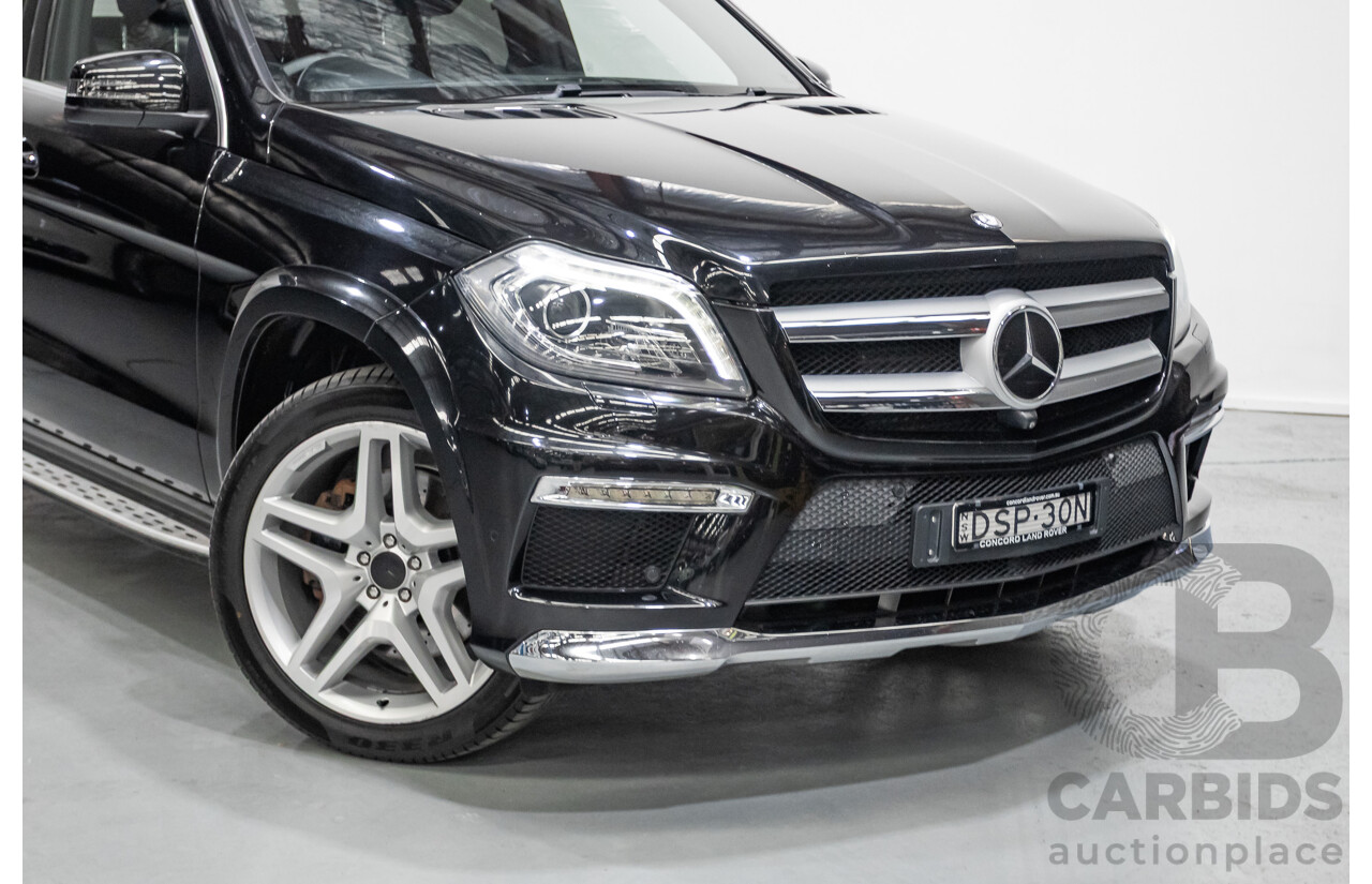 5/2015 Mercedes-Benz GL350 BlueTEC AMG Line (AWD) X166 MY14 4d Wagon Obsidian Black Metallic Turbo Diesel V6 3.0L -7 Seater