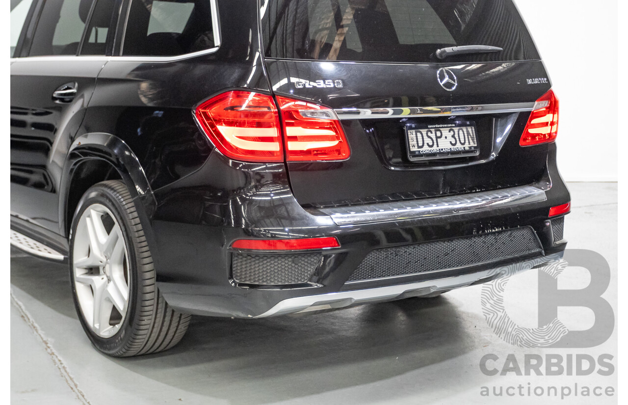 5/2015 Mercedes-Benz GL350 BlueTEC AMG Line (AWD) X166 MY14 4d Wagon Obsidian Black Metallic Turbo Diesel V6 3.0L -7 Seater