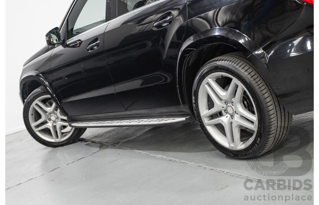 5/2015 Mercedes-Benz GL350 BlueTEC AMG Line (AWD) X166 MY14 4d Wagon Obsidian Black Metallic Turbo Diesel V6 3.0L -7 Seater