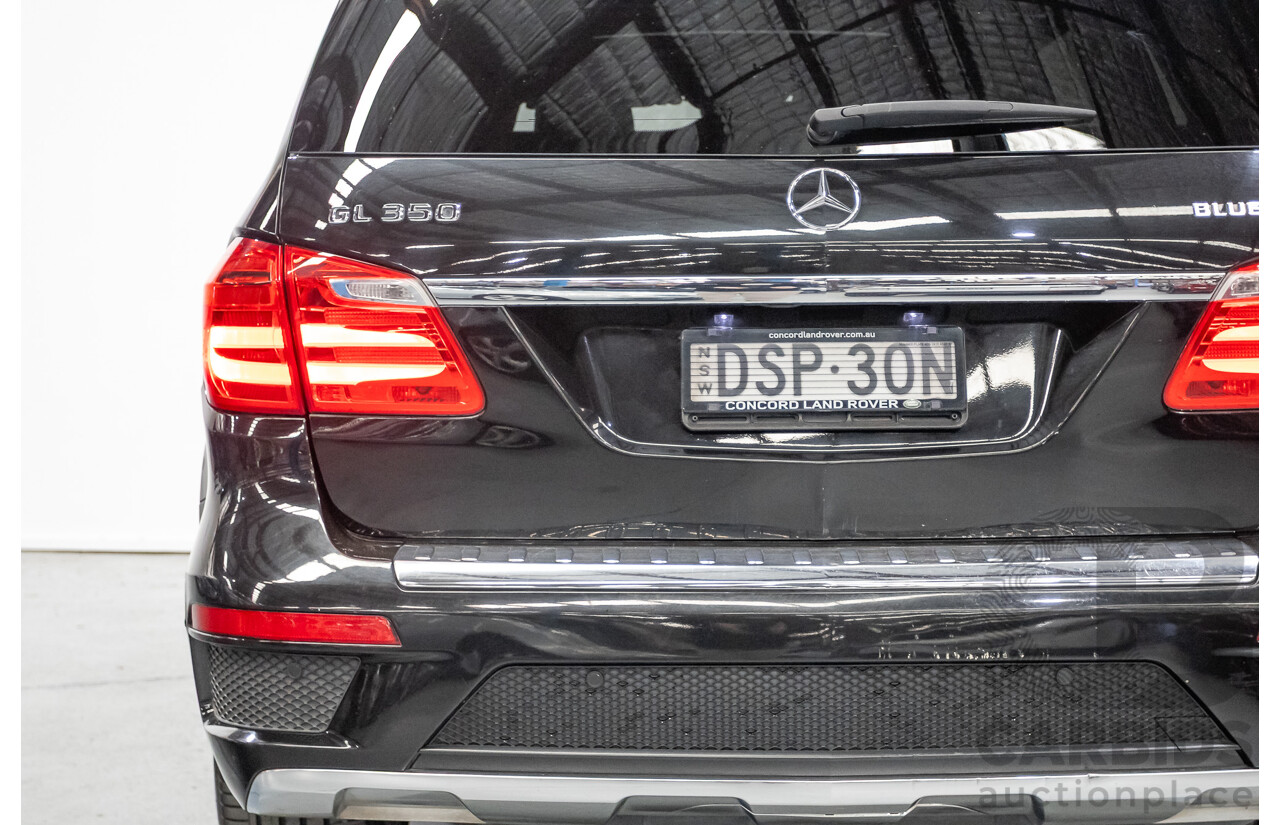 5/2015 Mercedes-Benz GL350 BlueTEC AMG Line (AWD) X166 MY14 4d Wagon Obsidian Black Metallic Turbo Diesel V6 3.0L -7 Seater