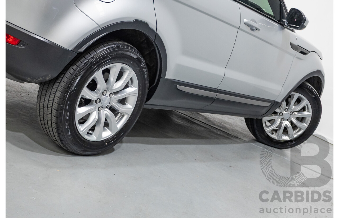 1/2018 Range Rover Evoque TD4 SE (AWD) LV MY18 5d Wagon Rhodium Silver Metallic Turbo Diesel 2.0L