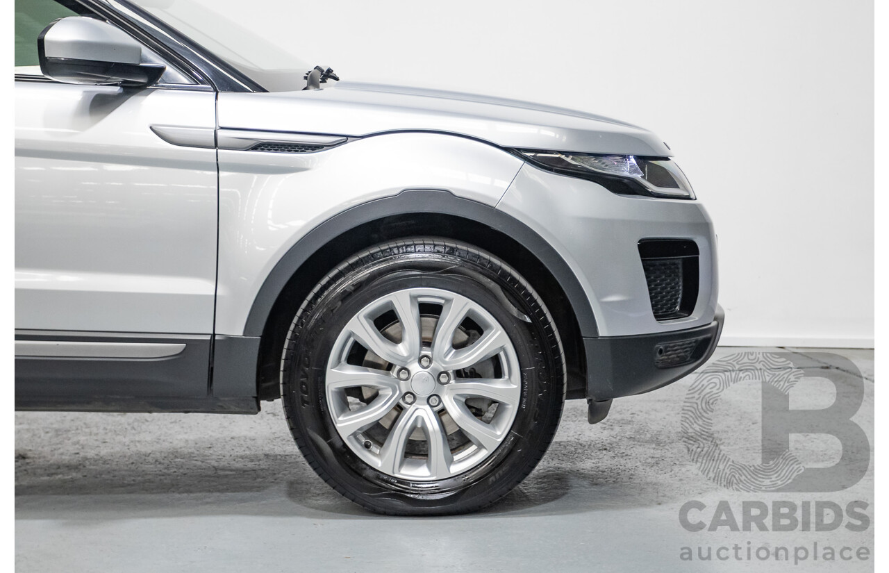 1/2018 Range Rover Evoque TD4 SE (AWD) LV MY18 5d Wagon Rhodium Silver Metallic Turbo Diesel 2.0L