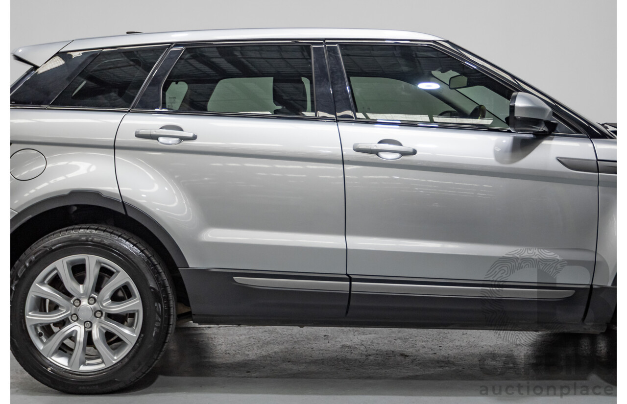 1/2018 Range Rover Evoque TD4 SE (AWD) LV MY18 5d Wagon Rhodium Silver Metallic Turbo Diesel 2.0L