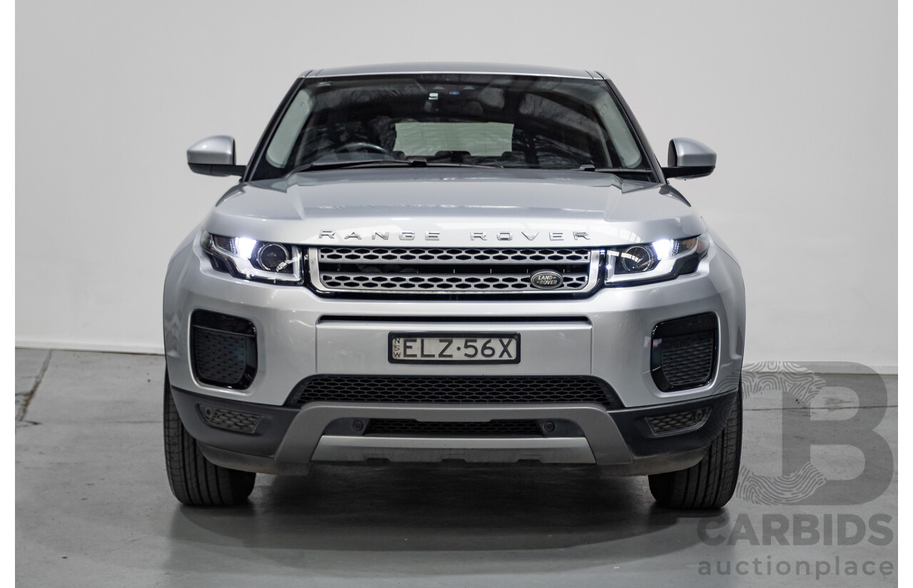 1/2018 Range Rover Evoque TD4 SE (AWD) LV MY18 5d Wagon Rhodium Silver Metallic Turbo Diesel 2.0L