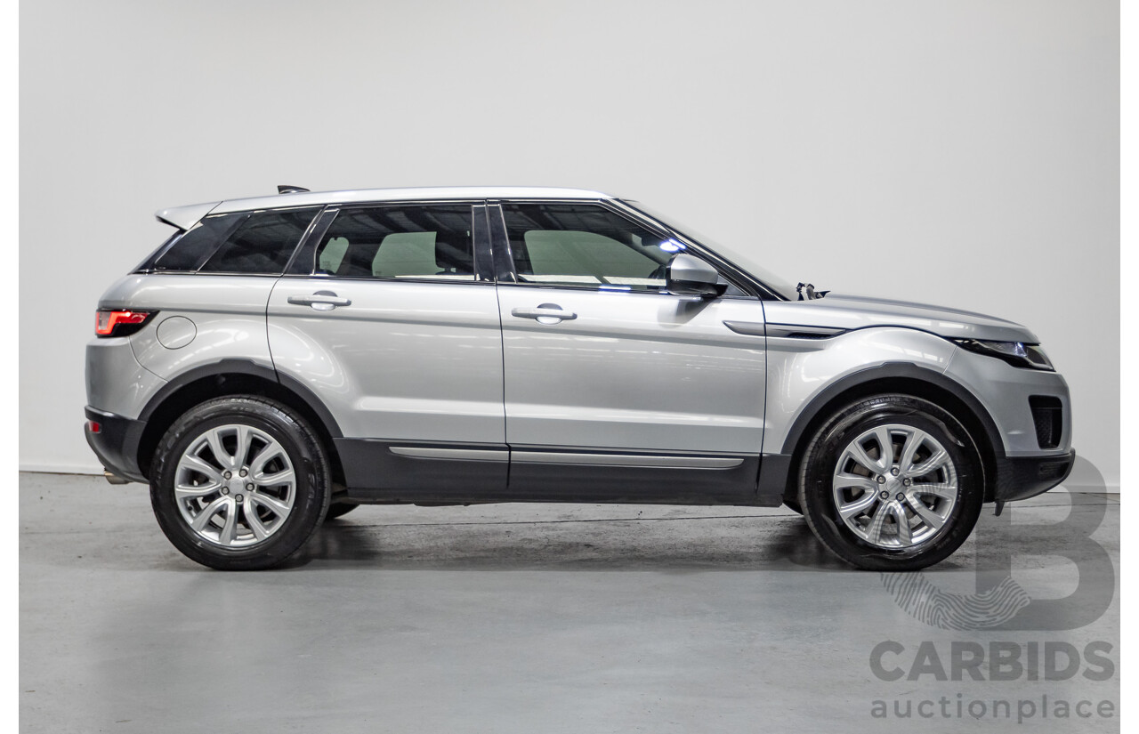 1/2018 Range Rover Evoque TD4 SE (AWD) LV MY18 5d Wagon Rhodium Silver Metallic Turbo Diesel 2.0L