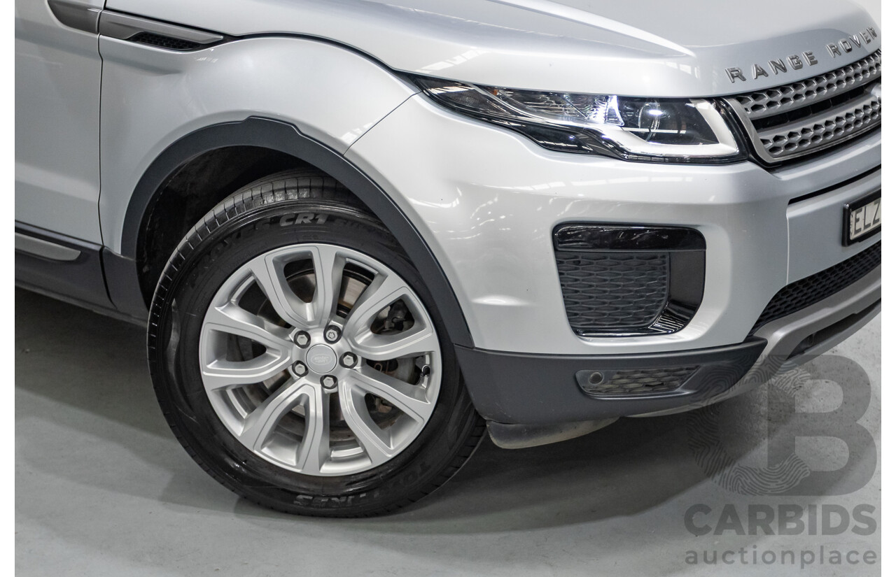 1/2018 Range Rover Evoque TD4 SE (AWD) LV MY18 5d Wagon Rhodium Silver Metallic Turbo Diesel 2.0L