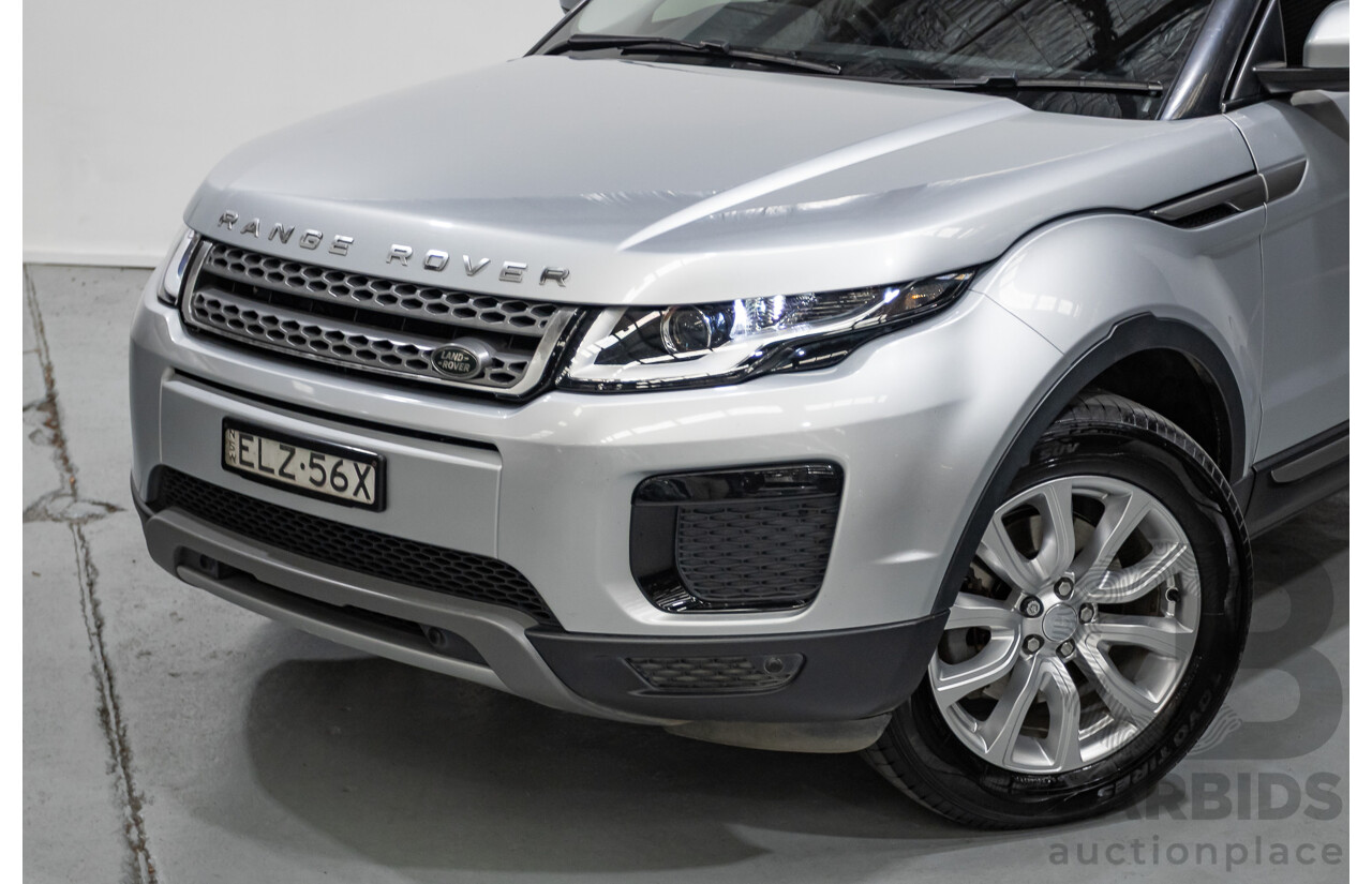 1/2018 Range Rover Evoque TD4 SE (AWD) LV MY18 5d Wagon Rhodium Silver Metallic Turbo Diesel 2.0L