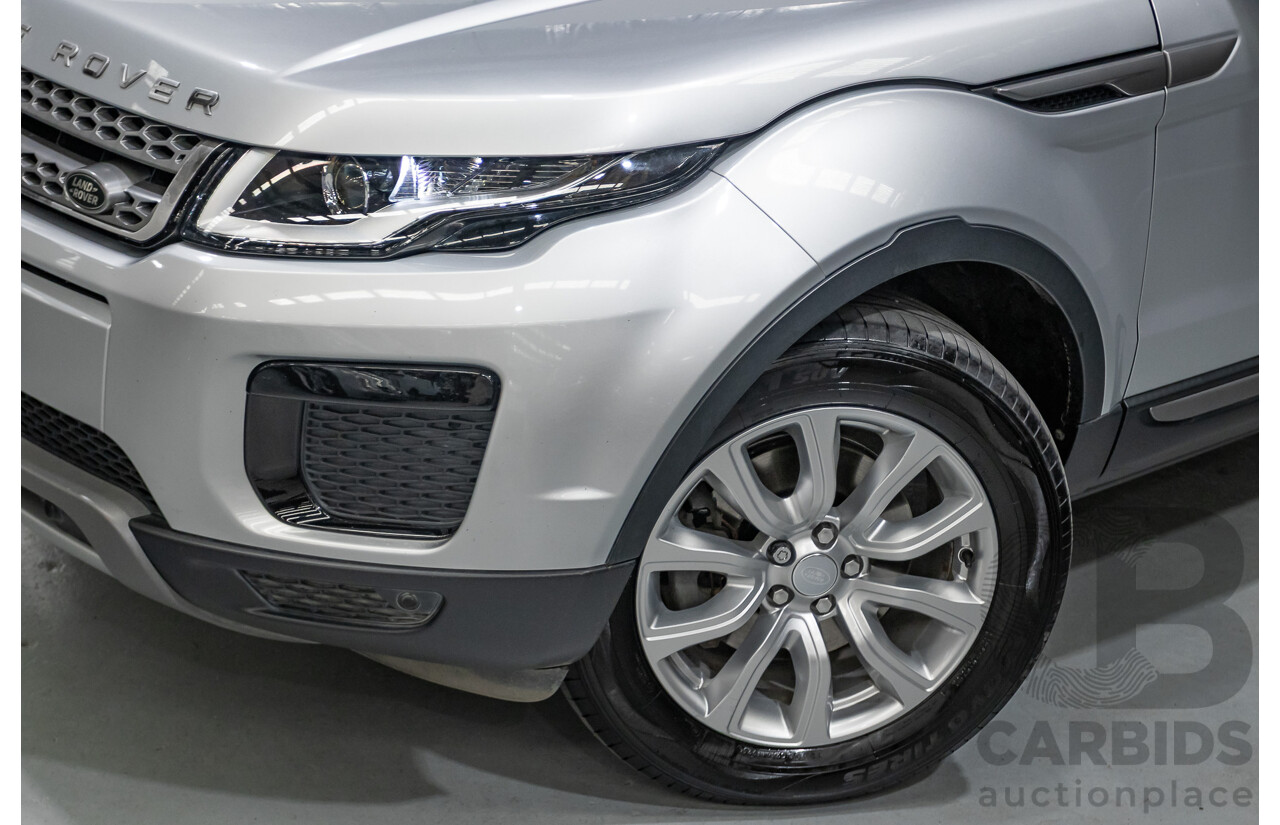 1/2018 Range Rover Evoque TD4 SE (AWD) LV MY18 5d Wagon Rhodium Silver Metallic Turbo Diesel 2.0L