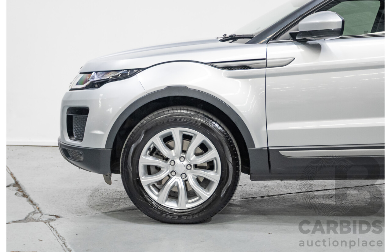 1/2018 Range Rover Evoque TD4 SE (AWD) LV MY18 5d Wagon Rhodium Silver Metallic Turbo Diesel 2.0L