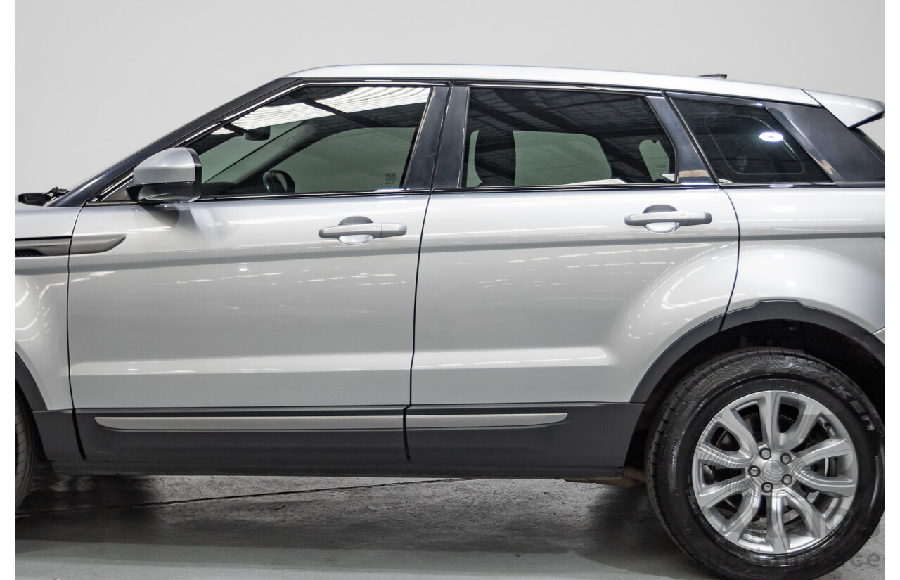 1/2018 Range Rover Evoque TD4 SE (AWD) LV MY18 5d Wagon Rhodium Silver Metallic Turbo Diesel 2.0L