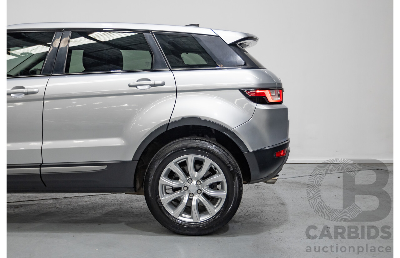 1/2018 Range Rover Evoque TD4 SE (AWD) LV MY18 5d Wagon Rhodium Silver Metallic Turbo Diesel 2.0L