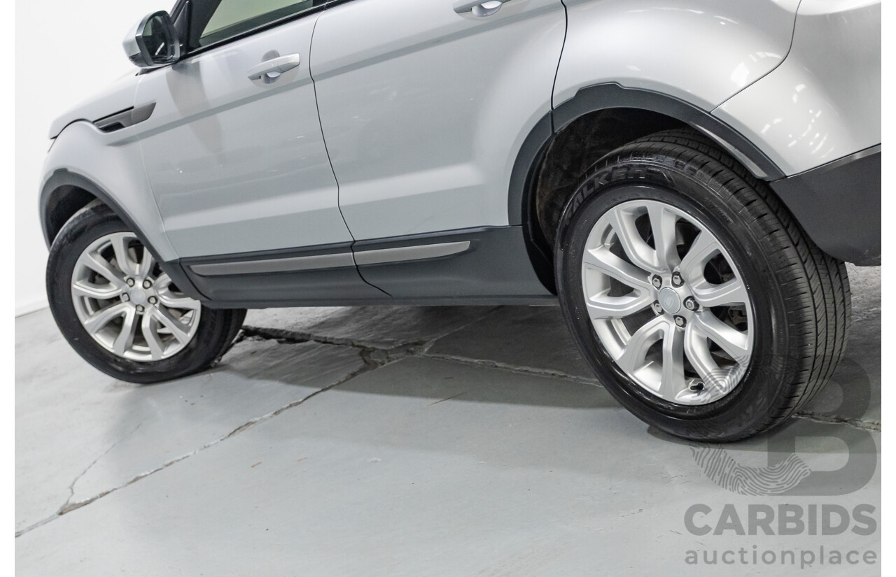 1/2018 Range Rover Evoque TD4 SE (AWD) LV MY18 5d Wagon Rhodium Silver Metallic Turbo Diesel 2.0L