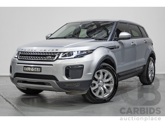 1/2018 Range Rover Evoque TD4 SE (AWD) LV MY18 5d Wagon Rhodium Silver Metallic Turbo Diesel 2.0L