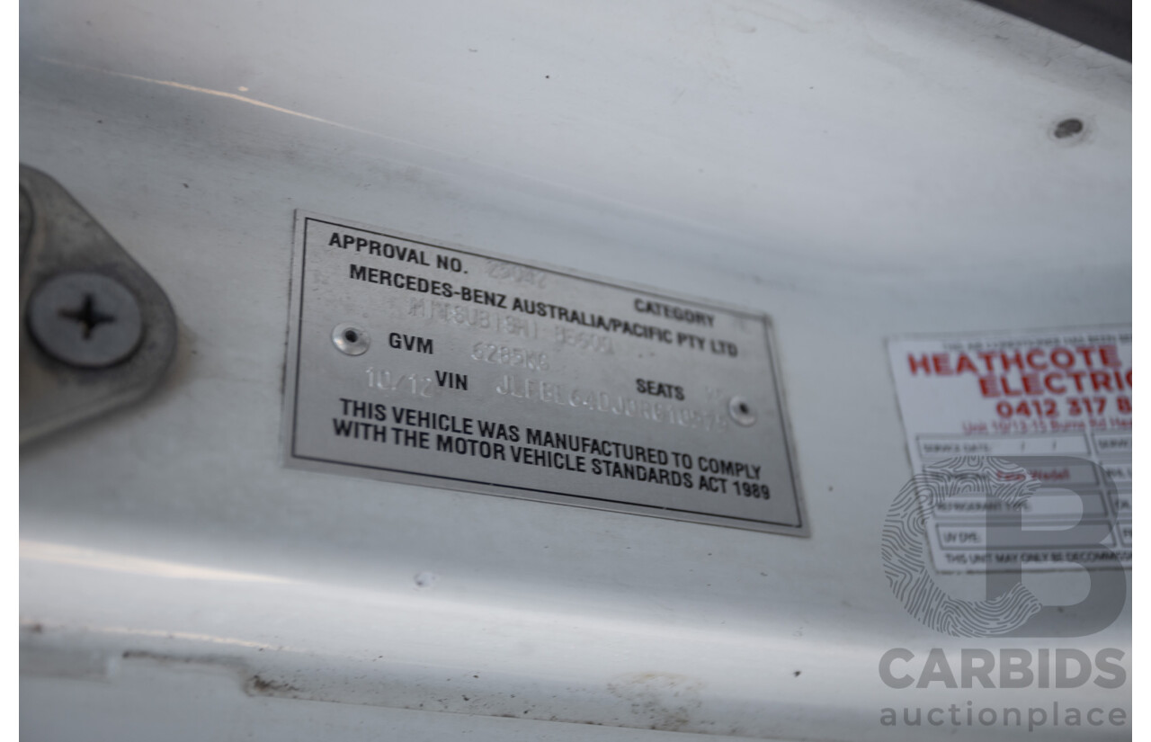 10/2012 Mitsubishi Rosa BE600 25 Seater 4d White Turbo Diesel 4.9L