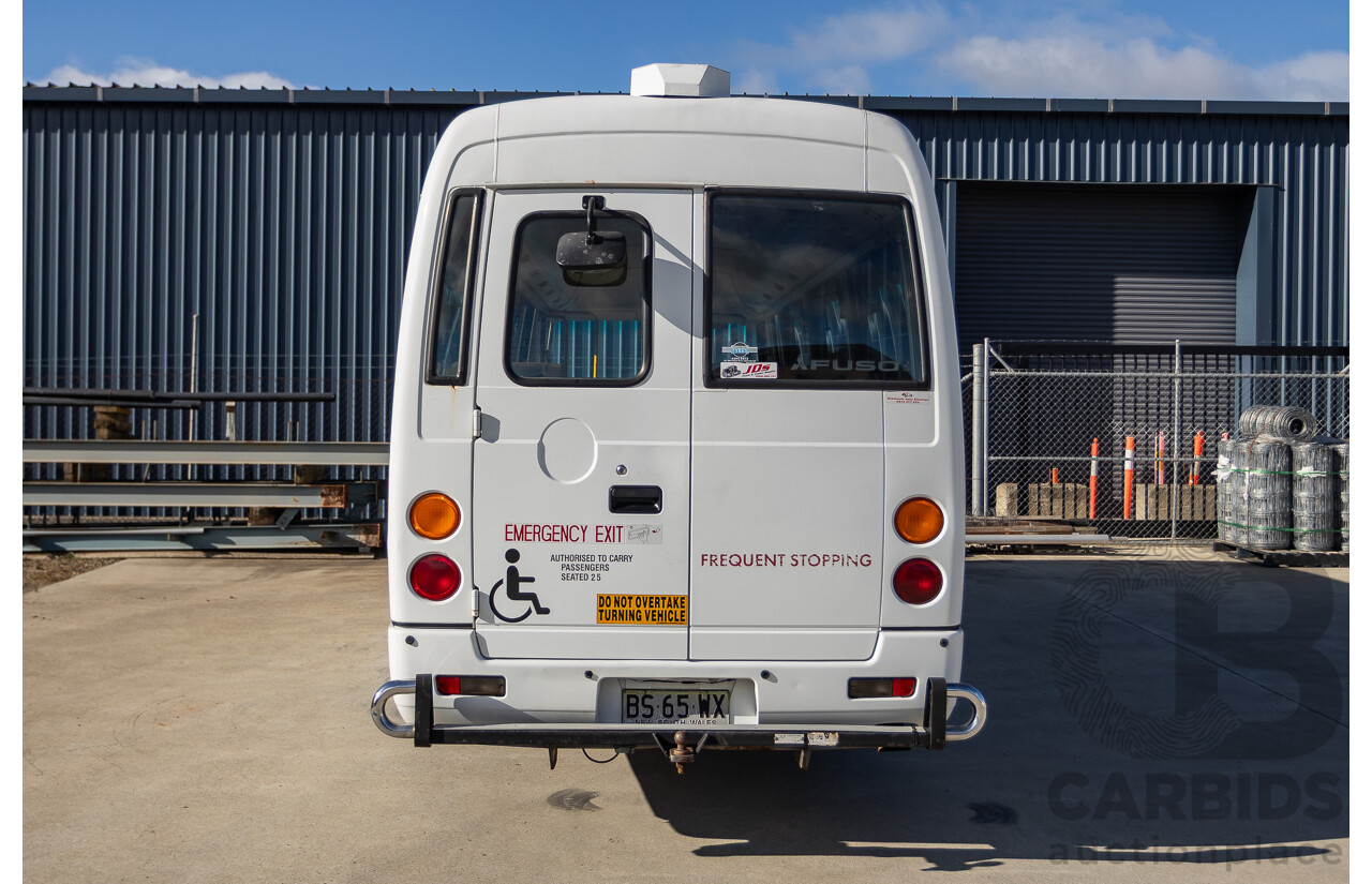 10/2012 Mitsubishi Rosa BE600 25 Seater 4d White Turbo Diesel 4.9L