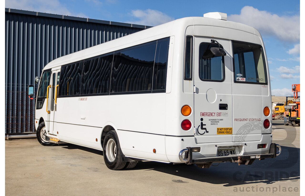 10/2012 Mitsubishi Rosa BE600 25 Seater 4d White Turbo Diesel 4.9L