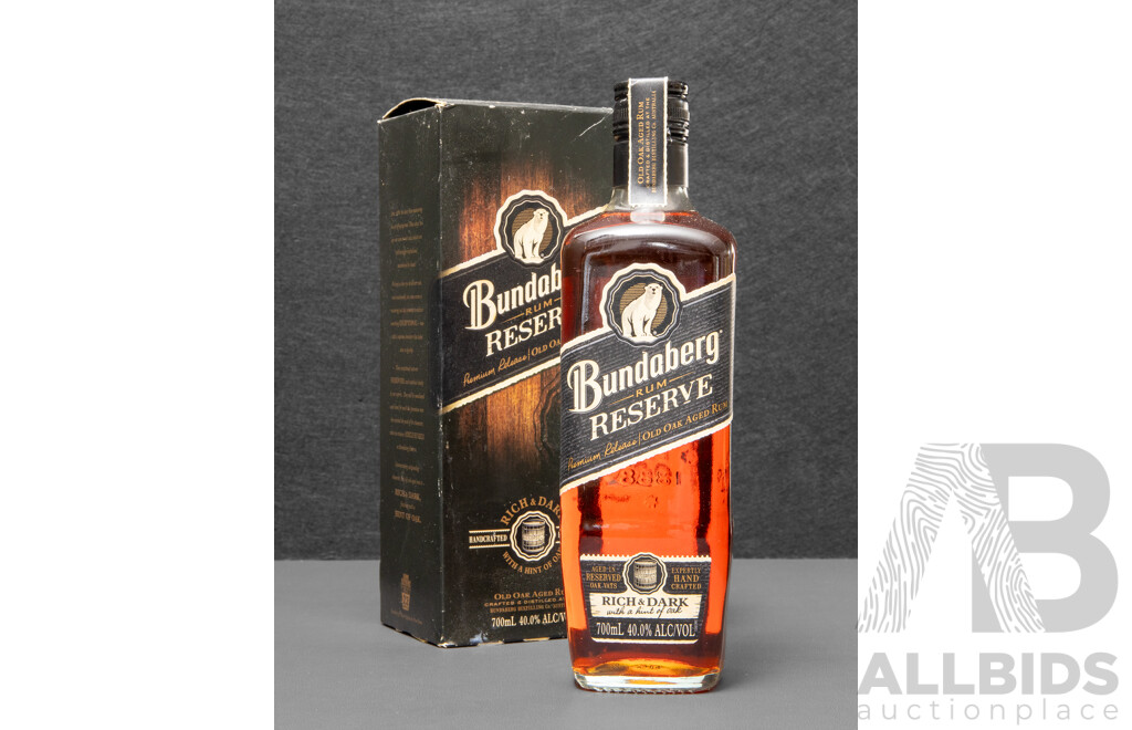 Bundarberg Reserve Premium Release Old Oak Aged Rum in Presentation Box
