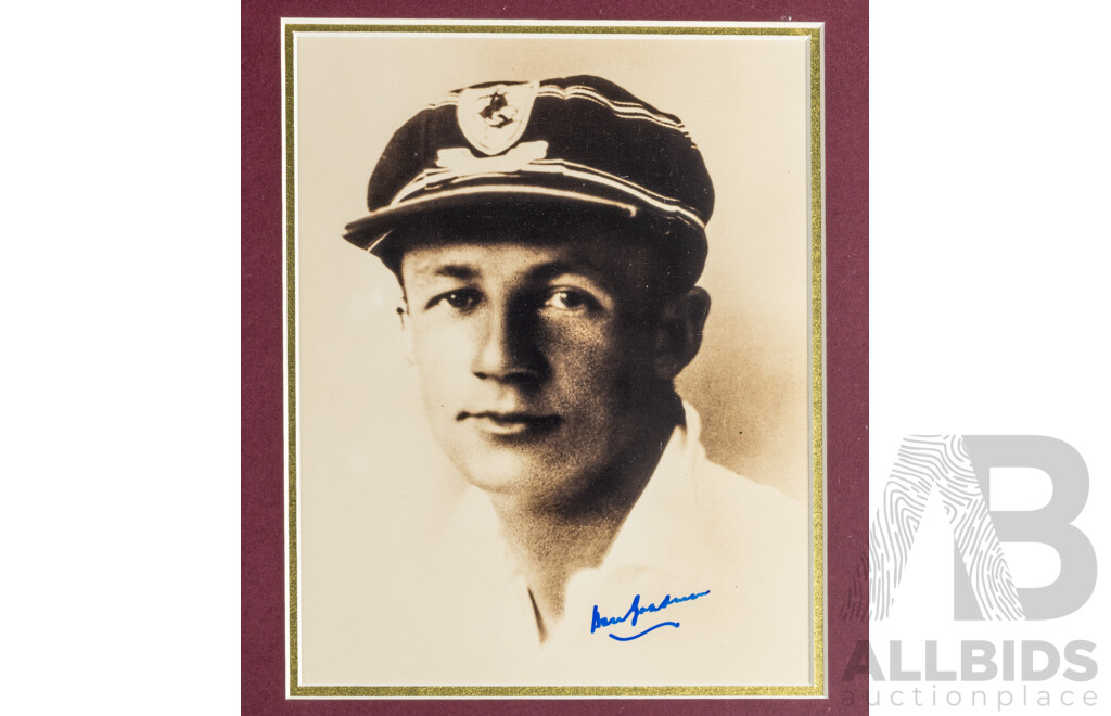 Limited Edition Sir Donald Bradman St George DCC Cap Presentation, No. 73/200