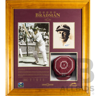 Limited Edition Sir Donald Bradman St George DCC Cap Presentation, No. 73/200