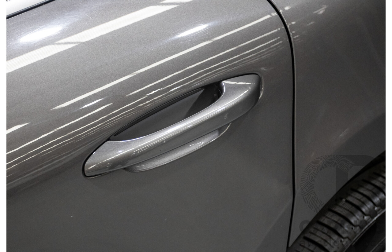 8/2014 Porsche Macan Turbo (AWD) 95B 4d Wagon Agate Grey Metallic Twin Turbo V6 3.6L