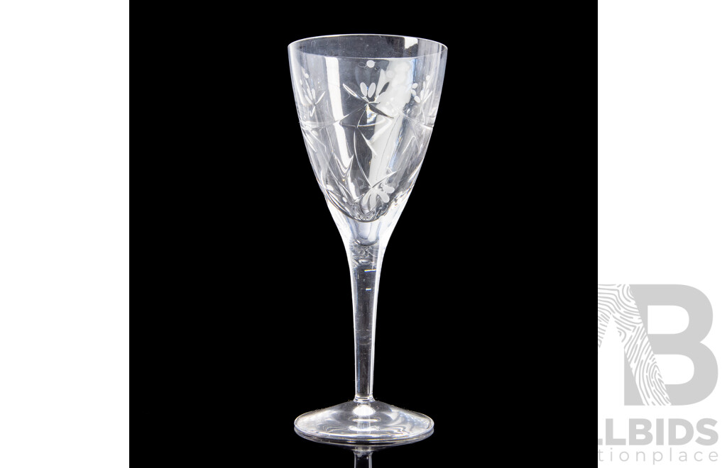 Collection of Four Royal Doulton Stemmed Wine Glasses