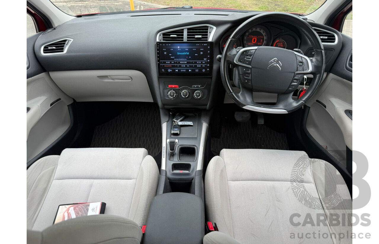 01/2012 Citroen C4 SEDUCTION e-HDi FWD B7 5D Hatchback Red Turbo Diesel 1.6L