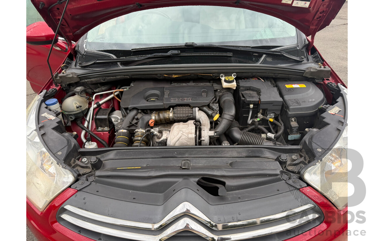01/2012 Citroen C4 SEDUCTION e-HDi FWD B7 5D Hatchback Red Turbo Diesel 1.6L