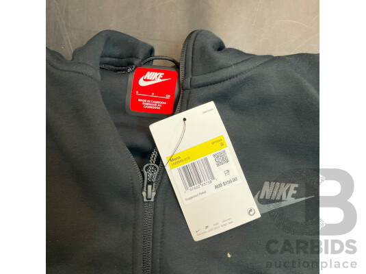 NIKE Air Max Full-Zip Hoodie, NIKE Full-Zip Hoodie, YD. Floral Shirt- Lot of 3