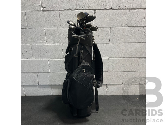 PGF Status Golf Clubs with Carry Bag & Other