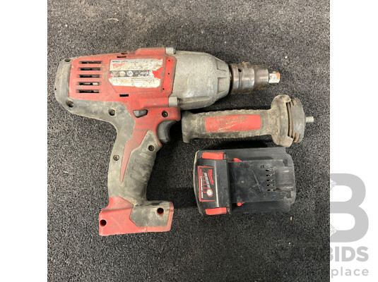MILWAUKEE M18 Impact Wrench with 5.0Ah Battery