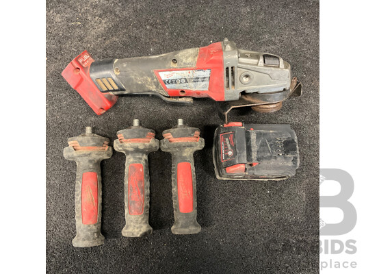 MILWAUKEE M18 Angle Grinder with M18 5.0ah Battery