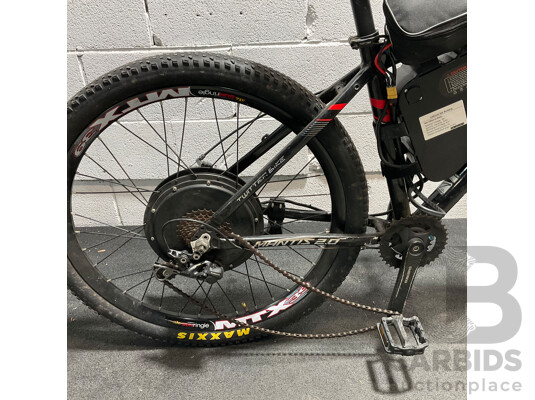 TEITTER Mountain Bike Modifide to Electric