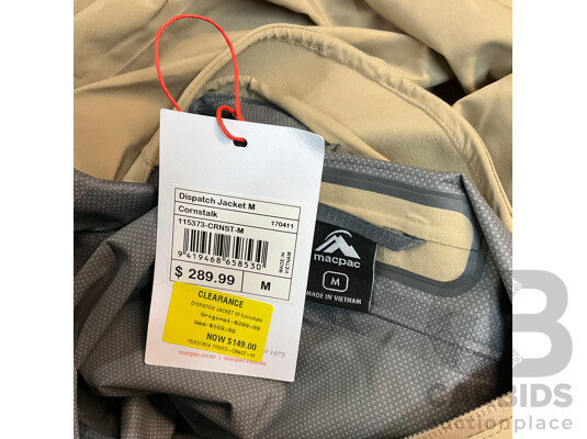 Assorted Clothing , Tommy Hilfiger , Asics , Macpac , Lot Of 3