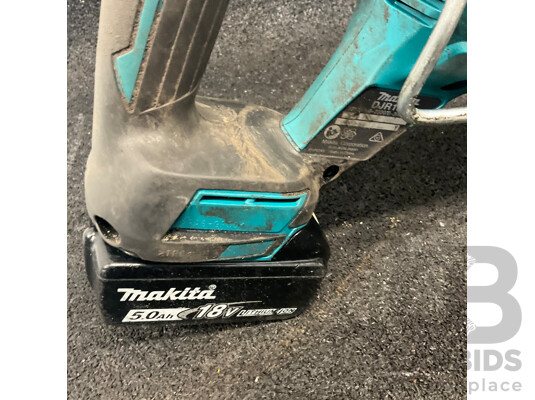 MAKITA DJR187 18V Cordless Brushless Reciprocating Saw with 18v 5.0ah Battery