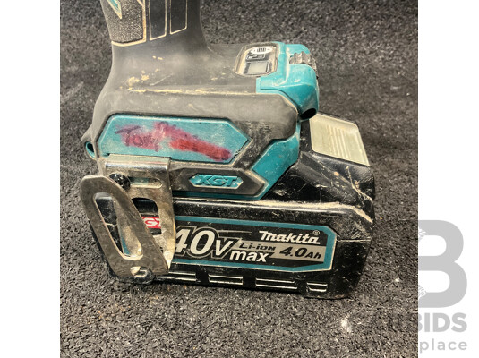MAKITA HP001G 40V Max XGT Brushless Cordless Hammer Driver Drill with 40v 4.0ah Battery