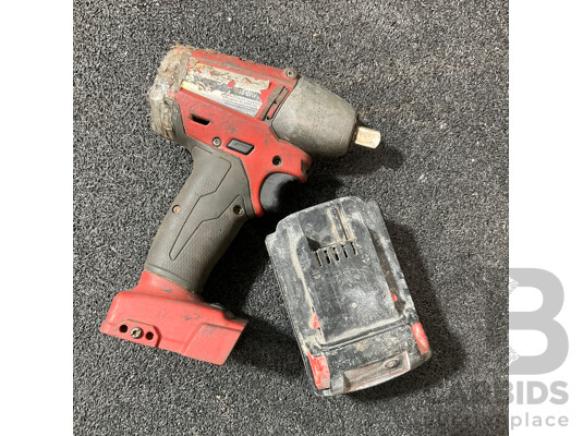 MILWAUKEE M18 Impact Wrench with 4.0Ah Battery