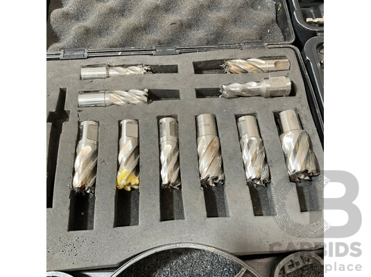 ROCKWELL Screwdriver Set and H&B Mag Drill Bits Set - Lot of 2