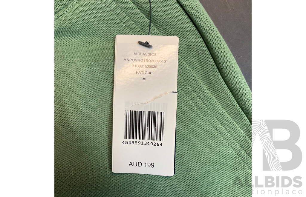 TOMMY HILFIGER T-shirt, TOMMY HILFIGER T-shirt, NIKE Pro Dri-fit Boxer, RALPH LAUREN Shorts Green - Lot of 4